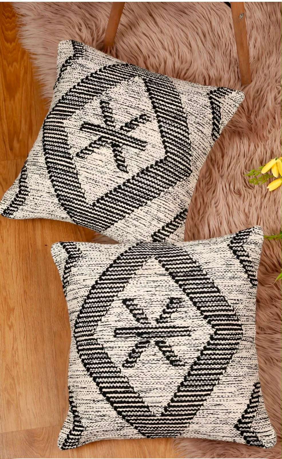 Noir Haven Cushion Cover