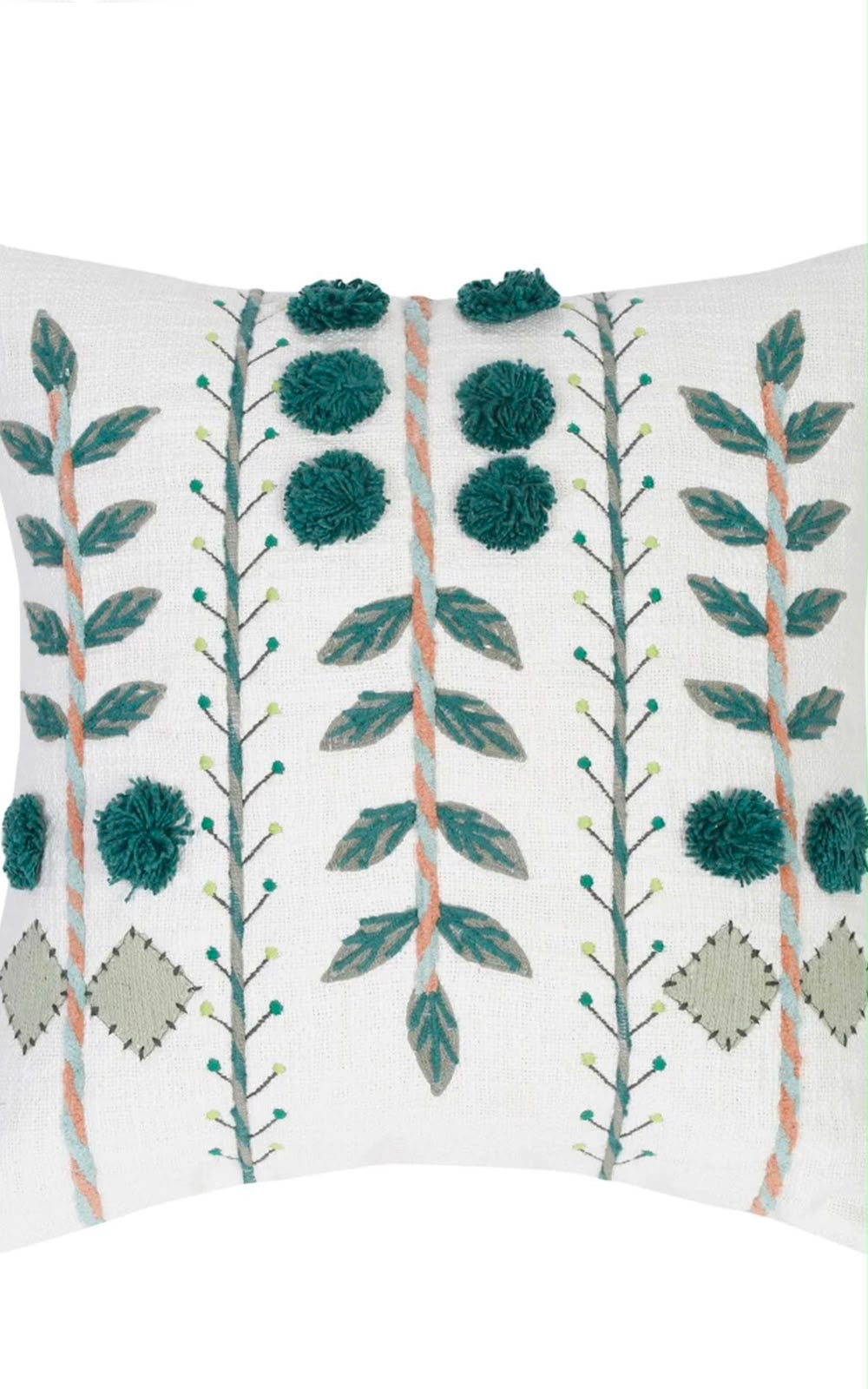 Silken Bloom Cushion Cover