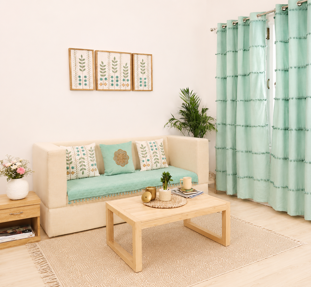 Tranquil Tide Living Room Setup