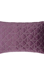 Amethyst Grid Cushion Cover – Set of 2
