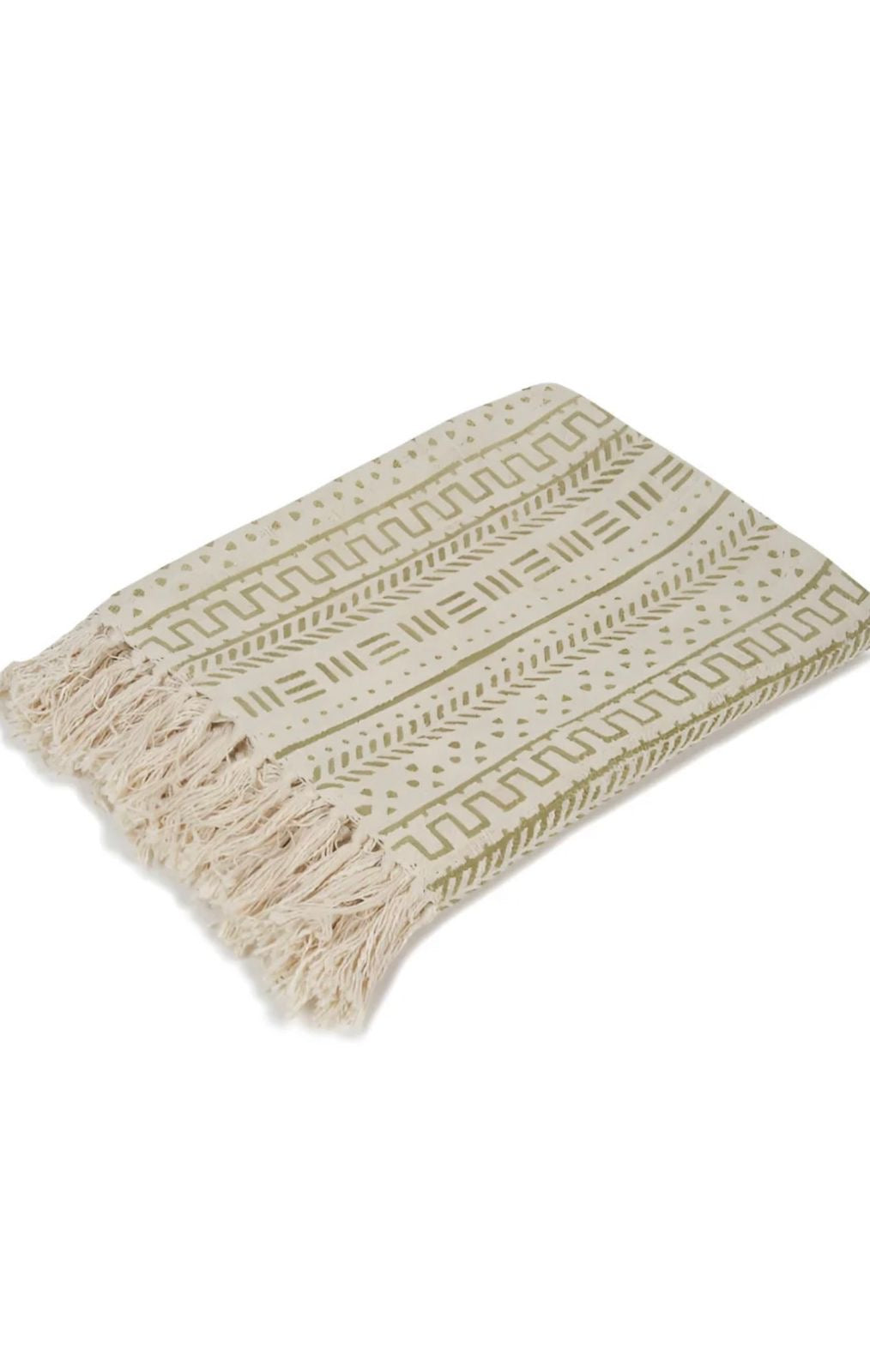 Sage Blossom Throw