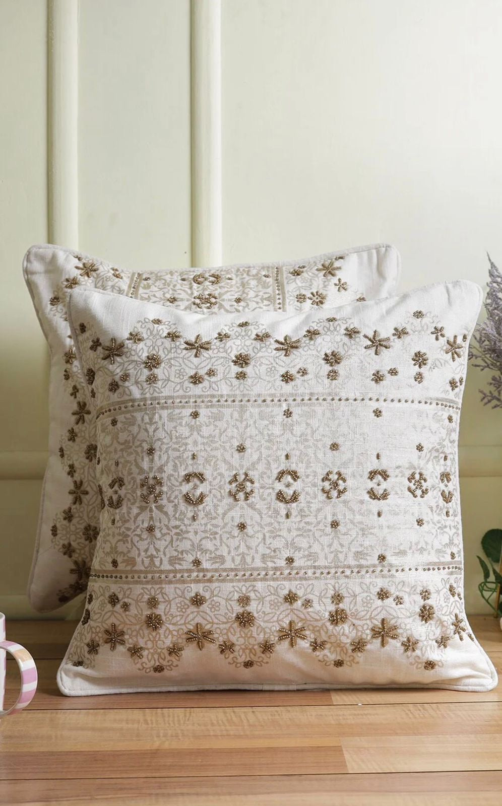Blanc Charm Cushion Cover