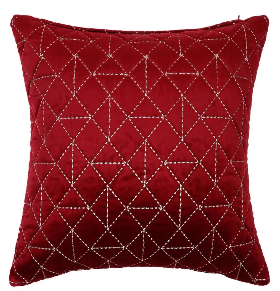 Embroidered Velvet Cushion Cover – Set of 2