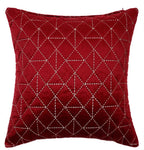 Embroidered Velvet Cushion Cover – Set of 2