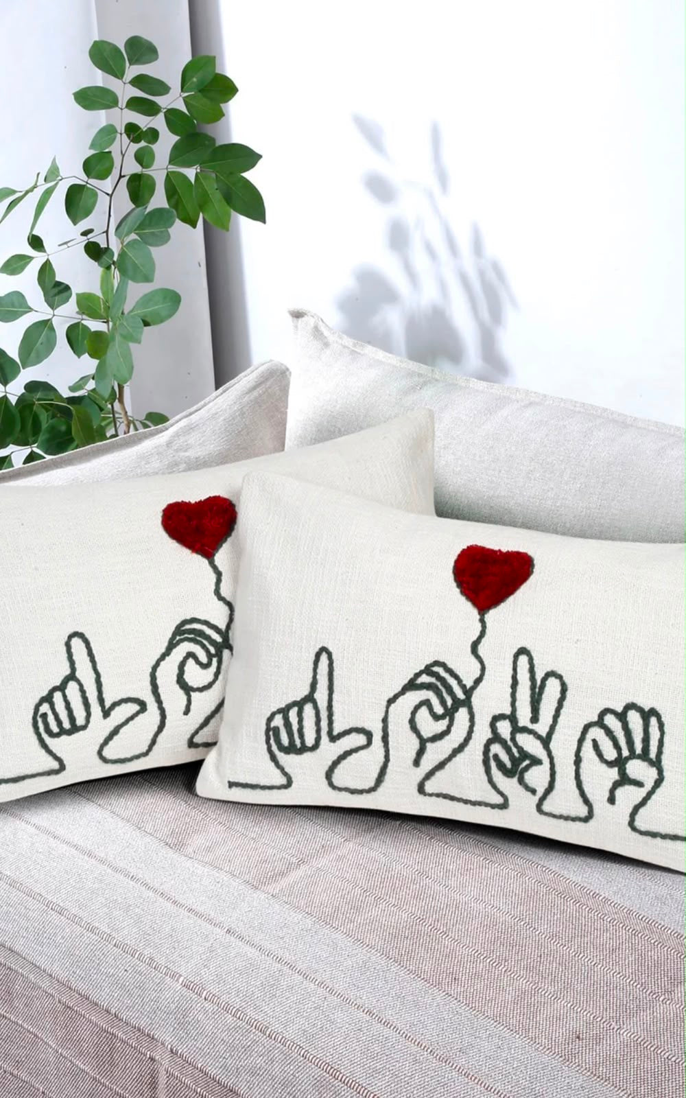 Canvas Stitch Cushion Cover