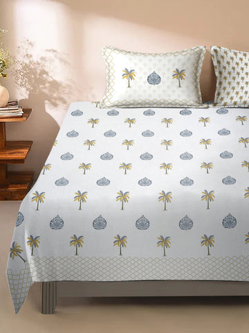 Palmora Printed Bedsheet