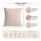 Gray Quilted Velvet Cushion Cover – Set of 2