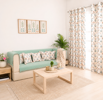 Coastal Bloom Living Room Setup