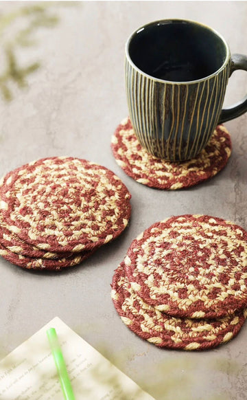 Rustic Weave Coasters