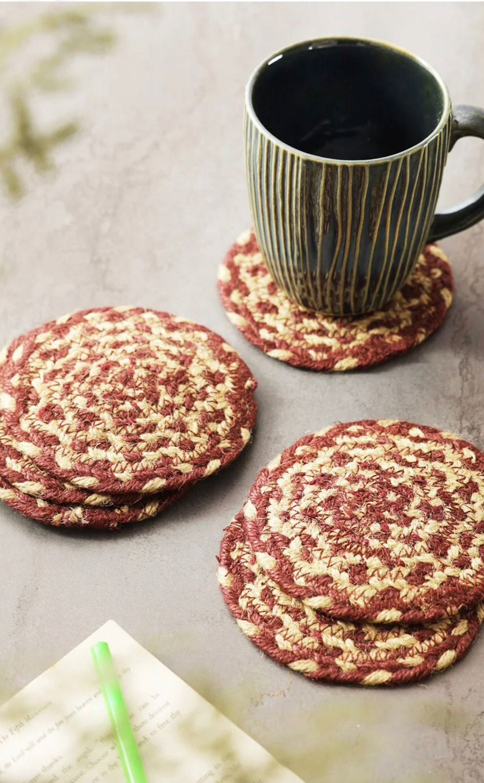 Rustic Weave Coasters