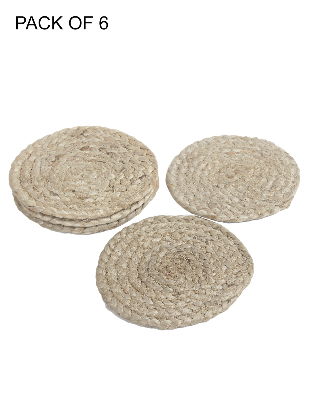 Set of 4 Jute Coaster Set