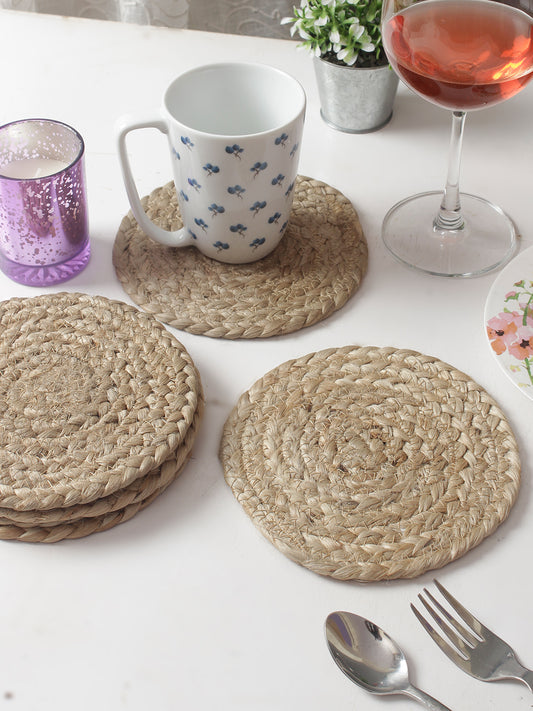 Set of 4 Jute Coaster Set