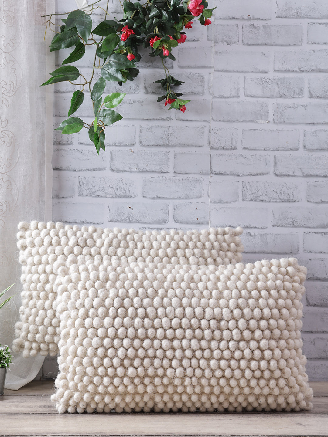 Boho Woven Throw Pillow Cover