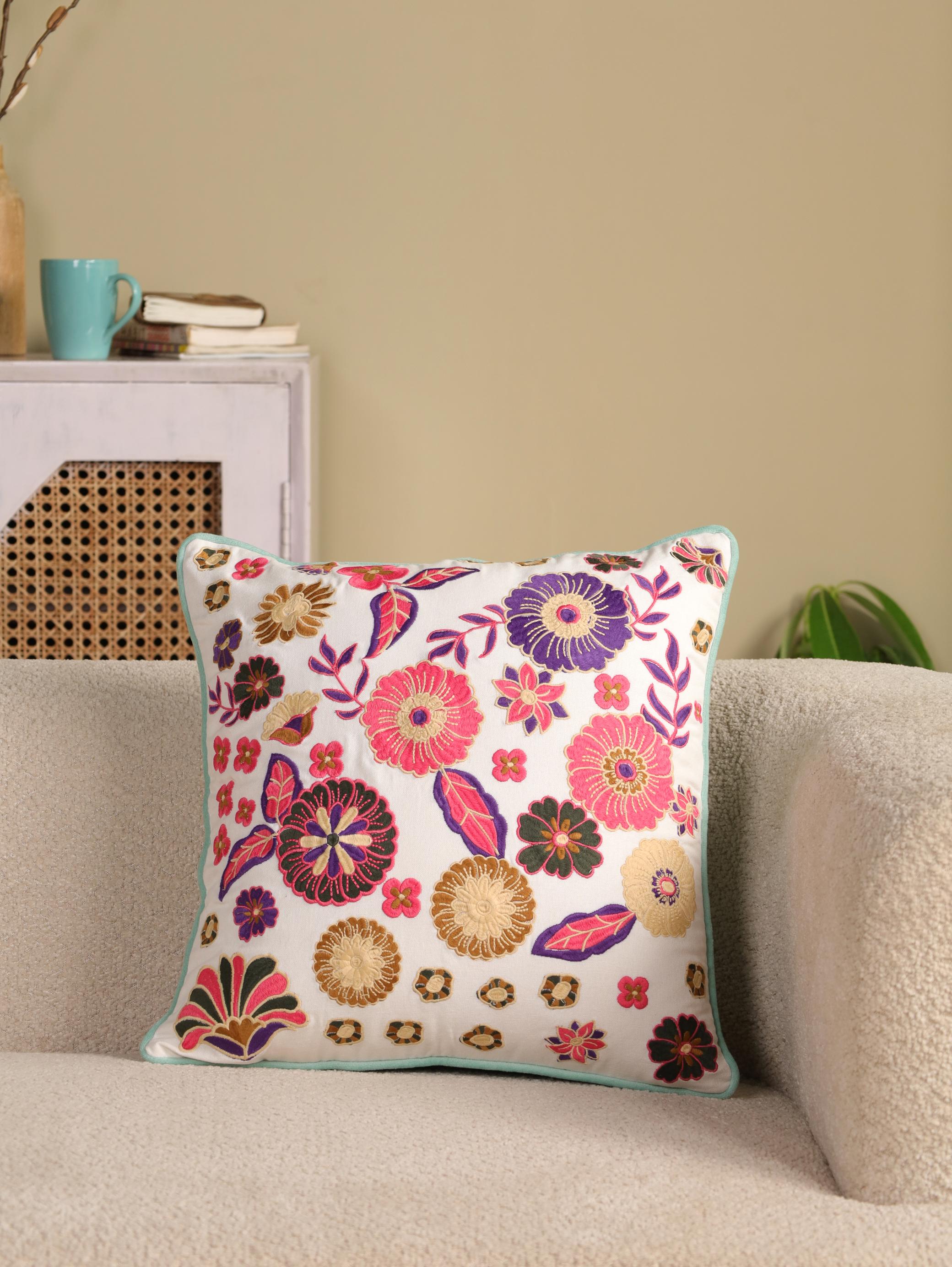 Livia Floral Cushion Cover
