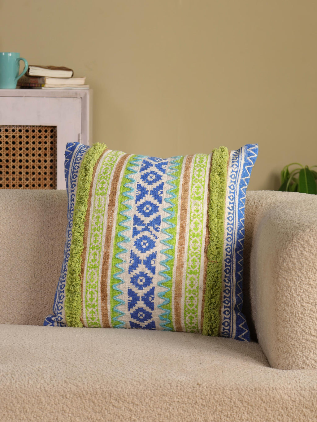 Azura Fringe Cushion Cover Set