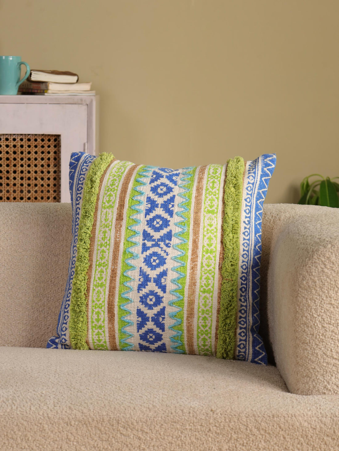 Azura Fringe Cushion Cover Set