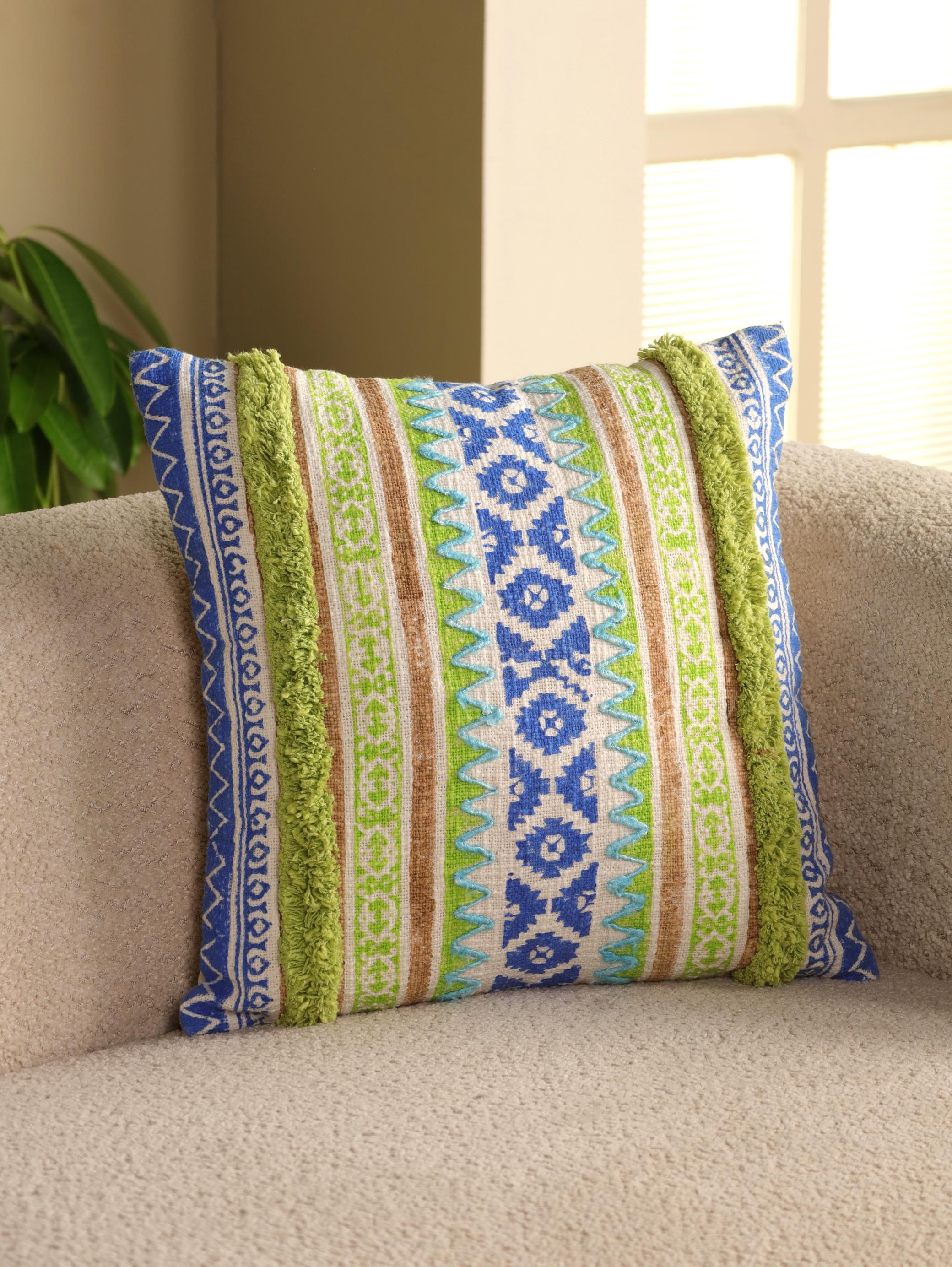 Azura Fringe Cushion Cover Set