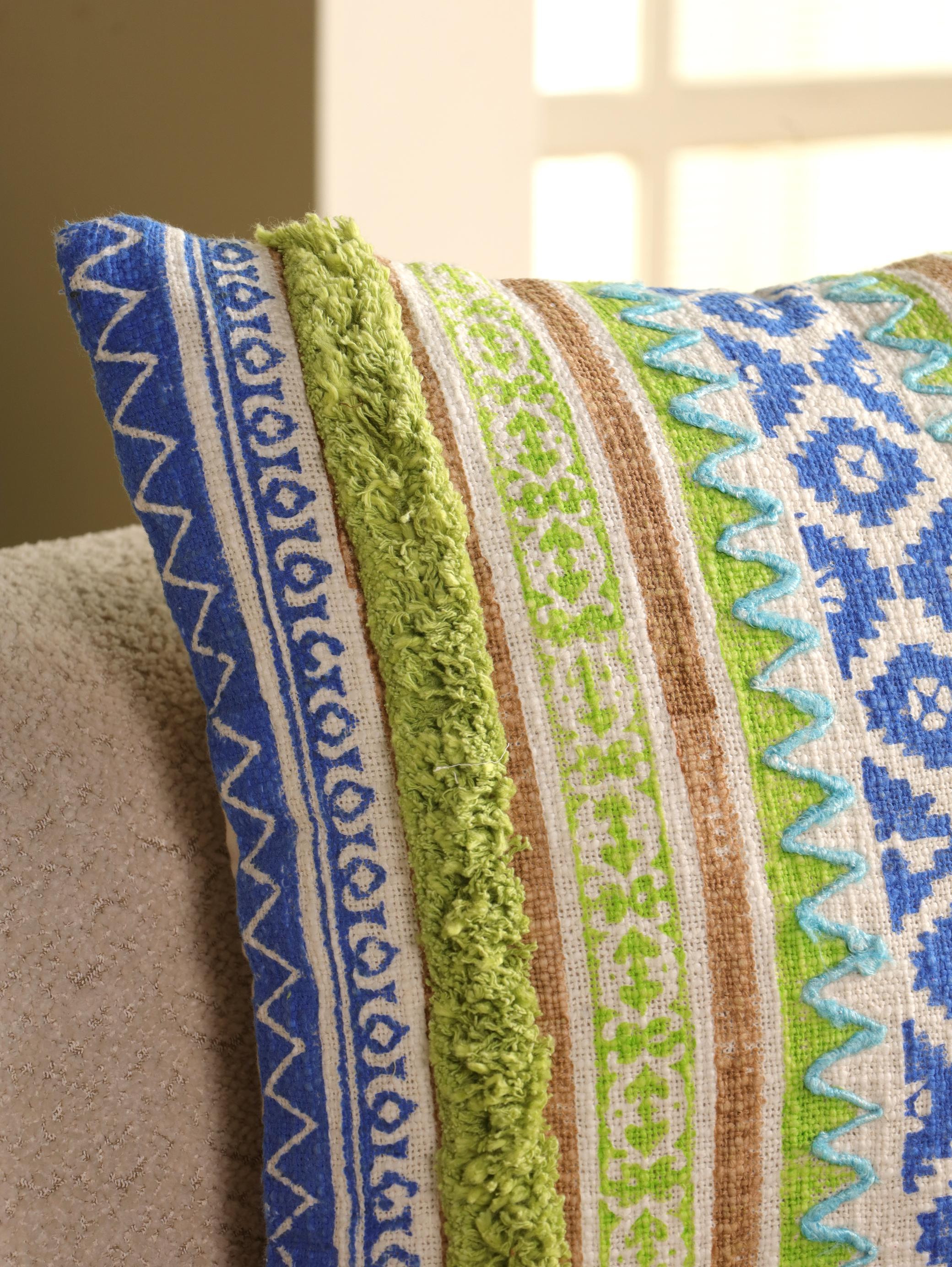 Azura Fringe Cushion Cover Set
