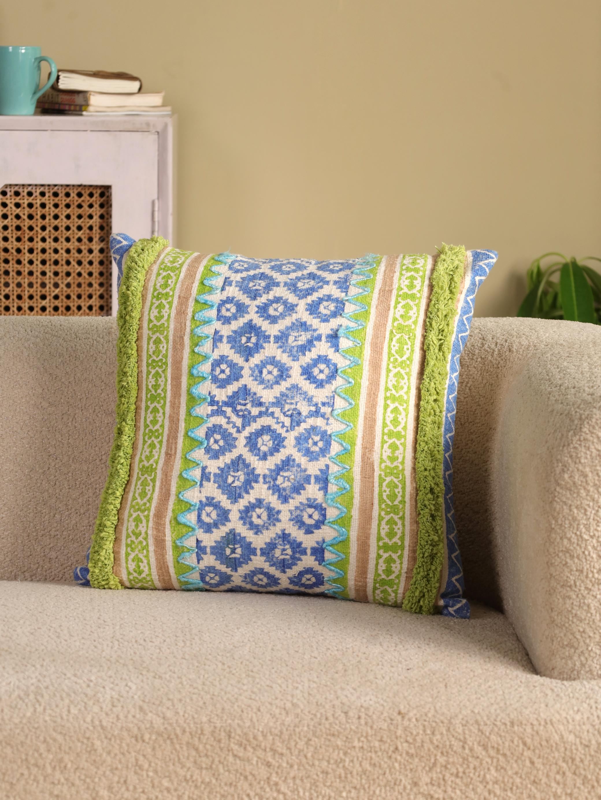 Azura Fringe Cushion Cover Set
