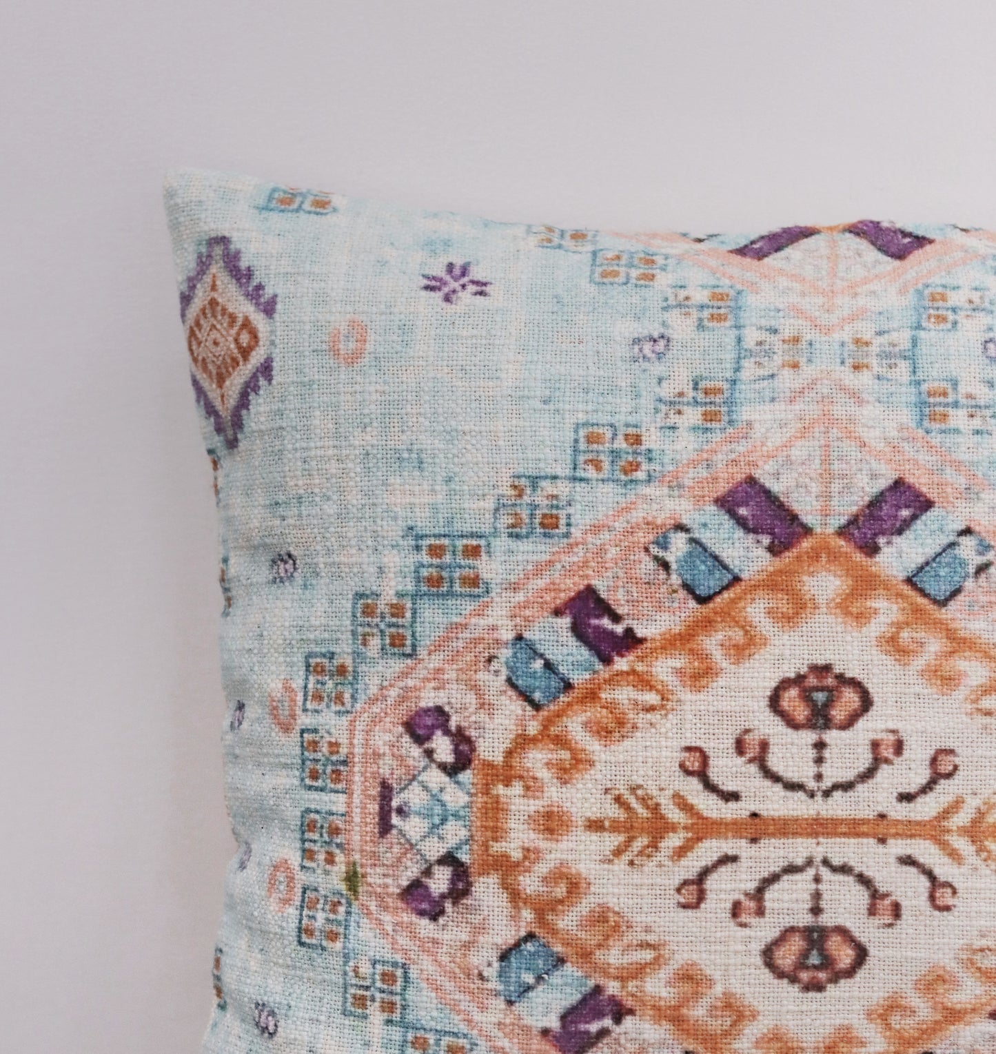 Boho Printed Cotton Pillow Cover