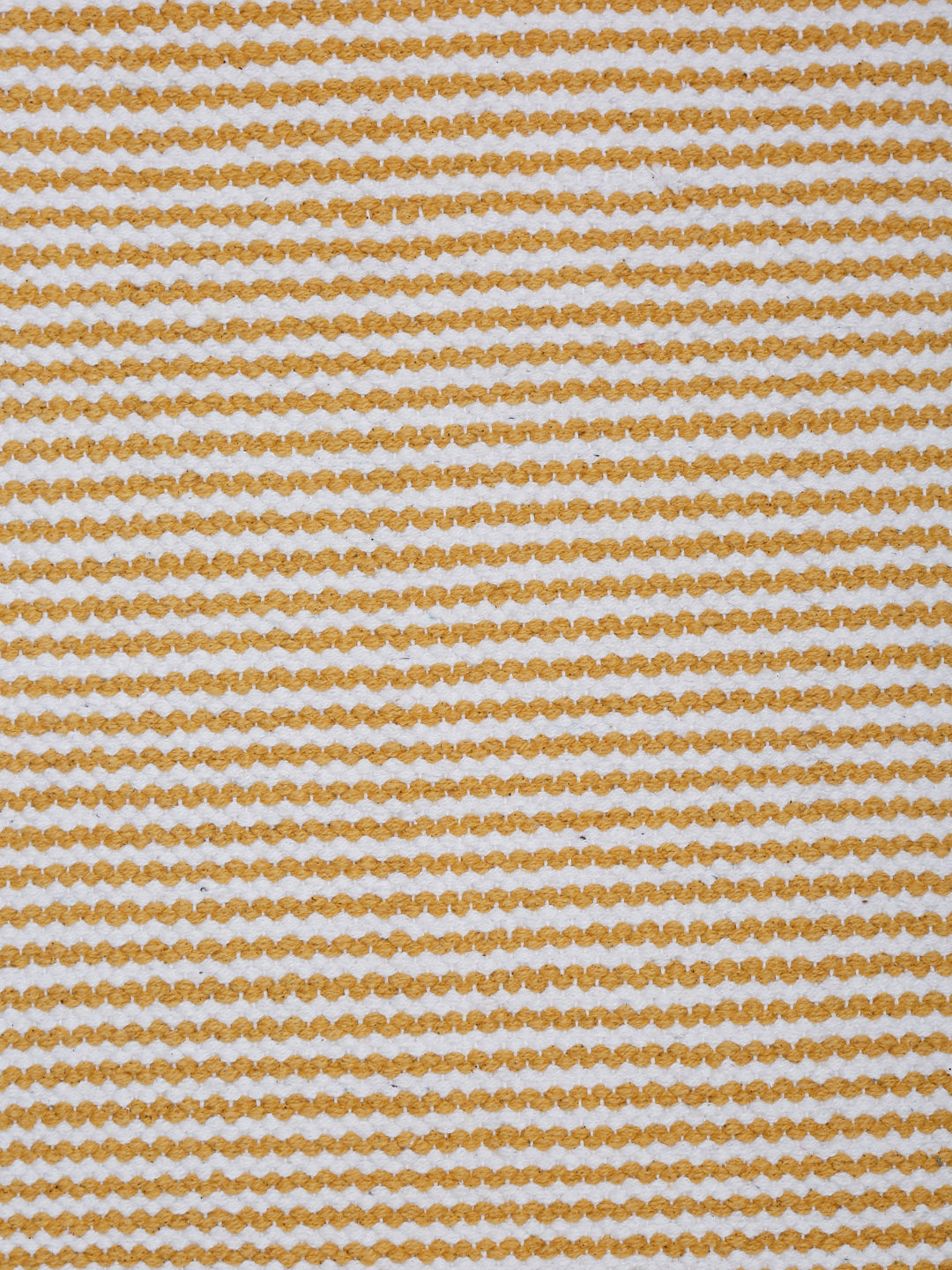 Yellow Stripe Woven Table Runner