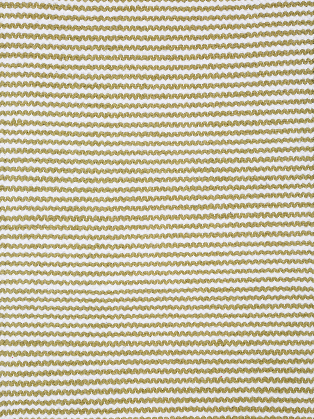 Olive Green striped Cotton table runner