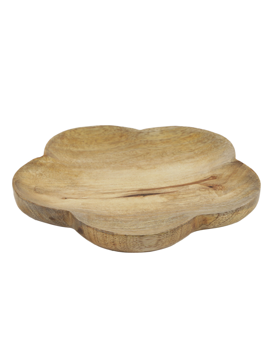 Floral Mango Wood Large Coaster