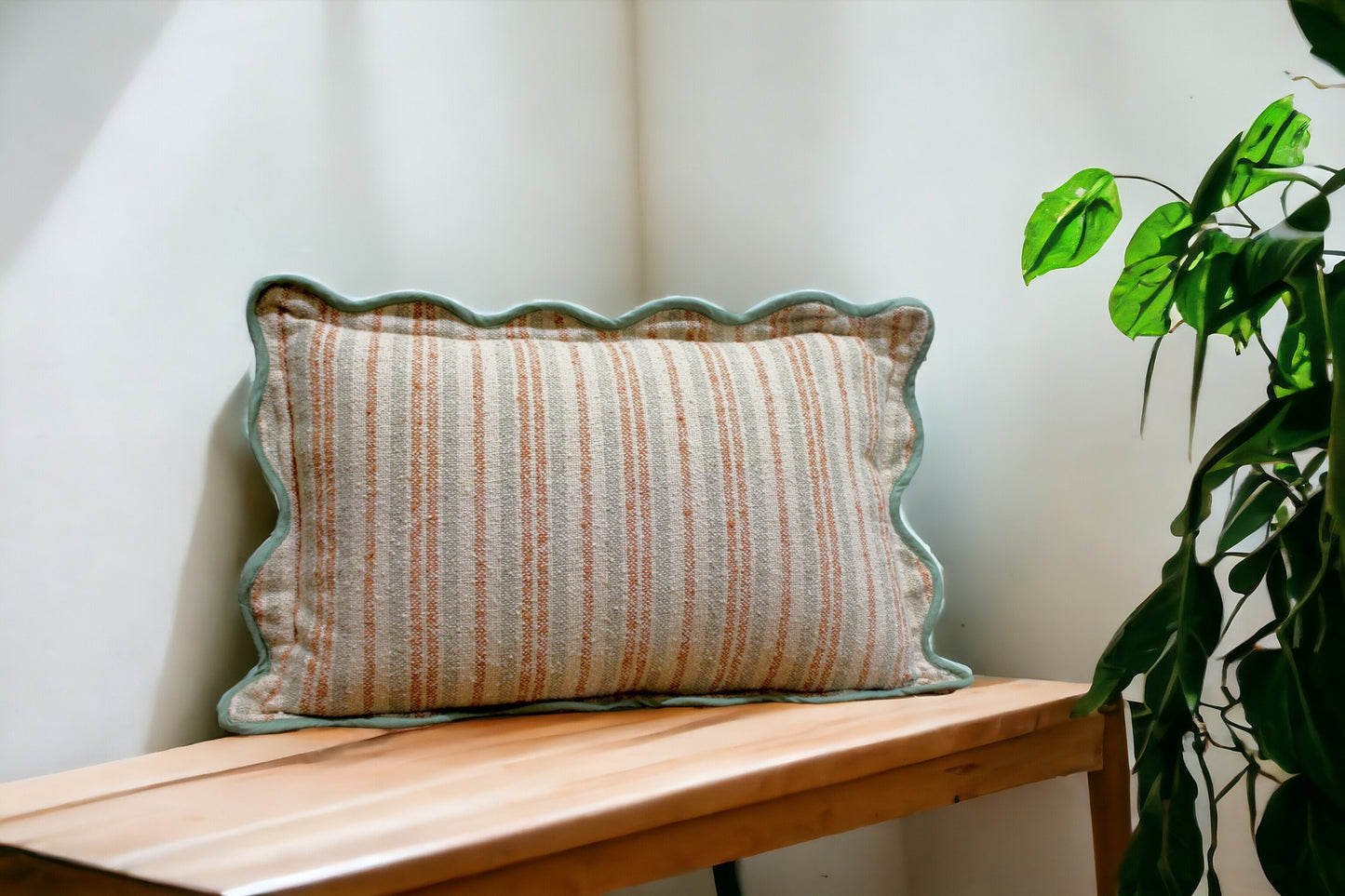 Stripe Cotton Boucle Pillow Cover