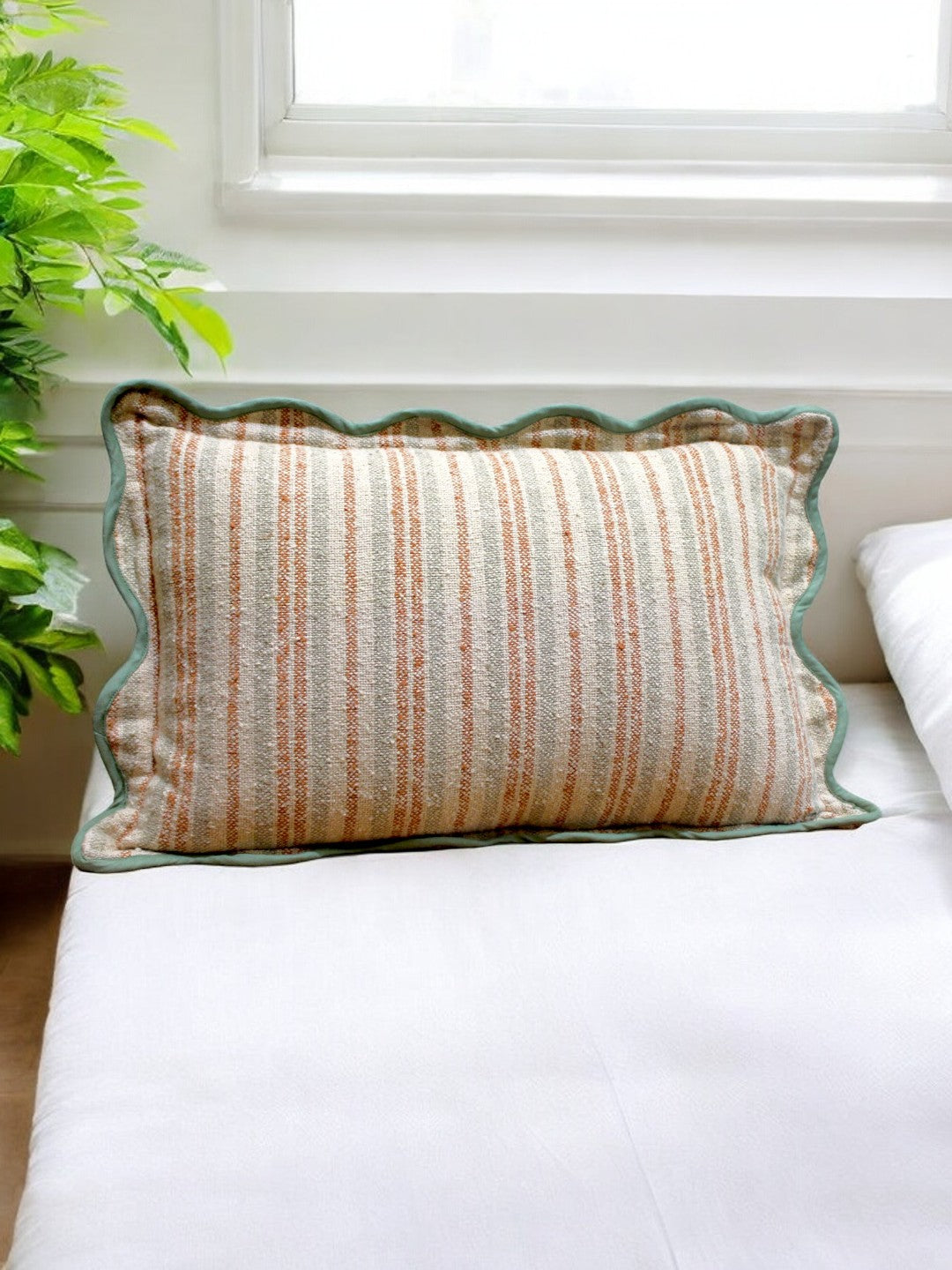 Stripe Cotton Boucle Pillow Cover