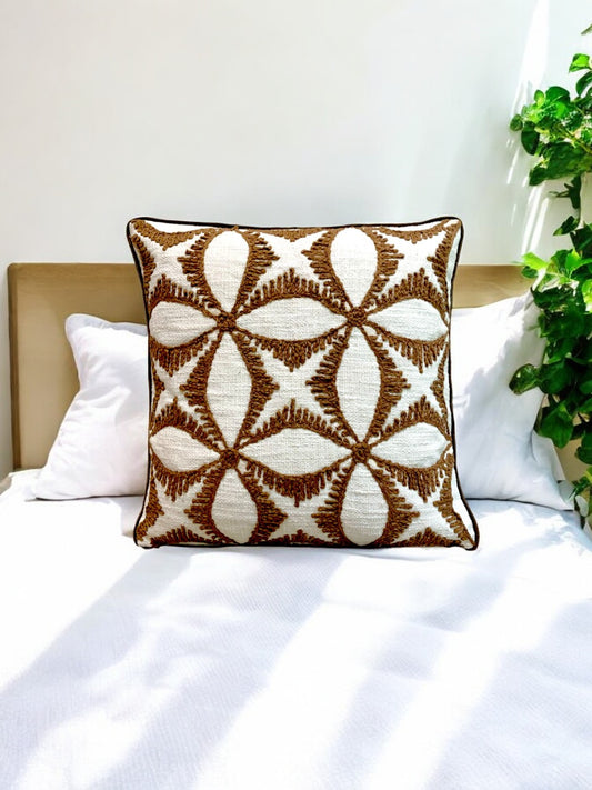 Cosmic Embroidered Pillow Cover