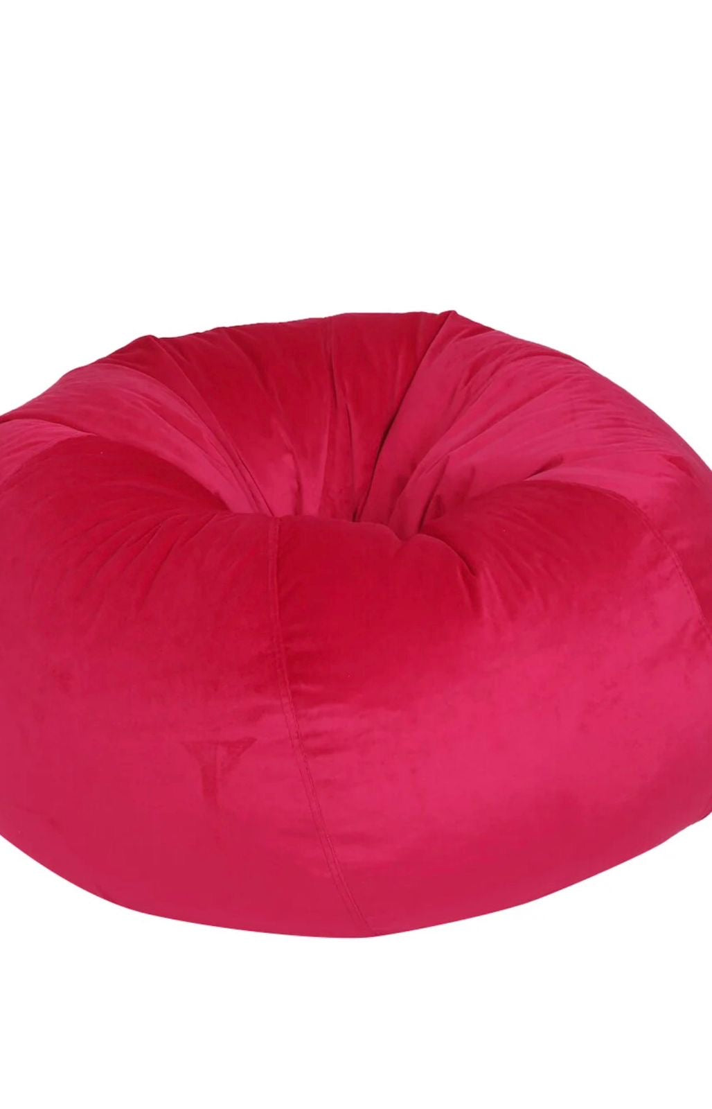 Crimson Comfort Bean Bag Cover