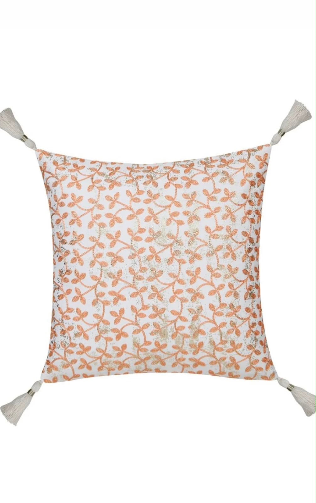 Saffron Bloom Cushion Cover