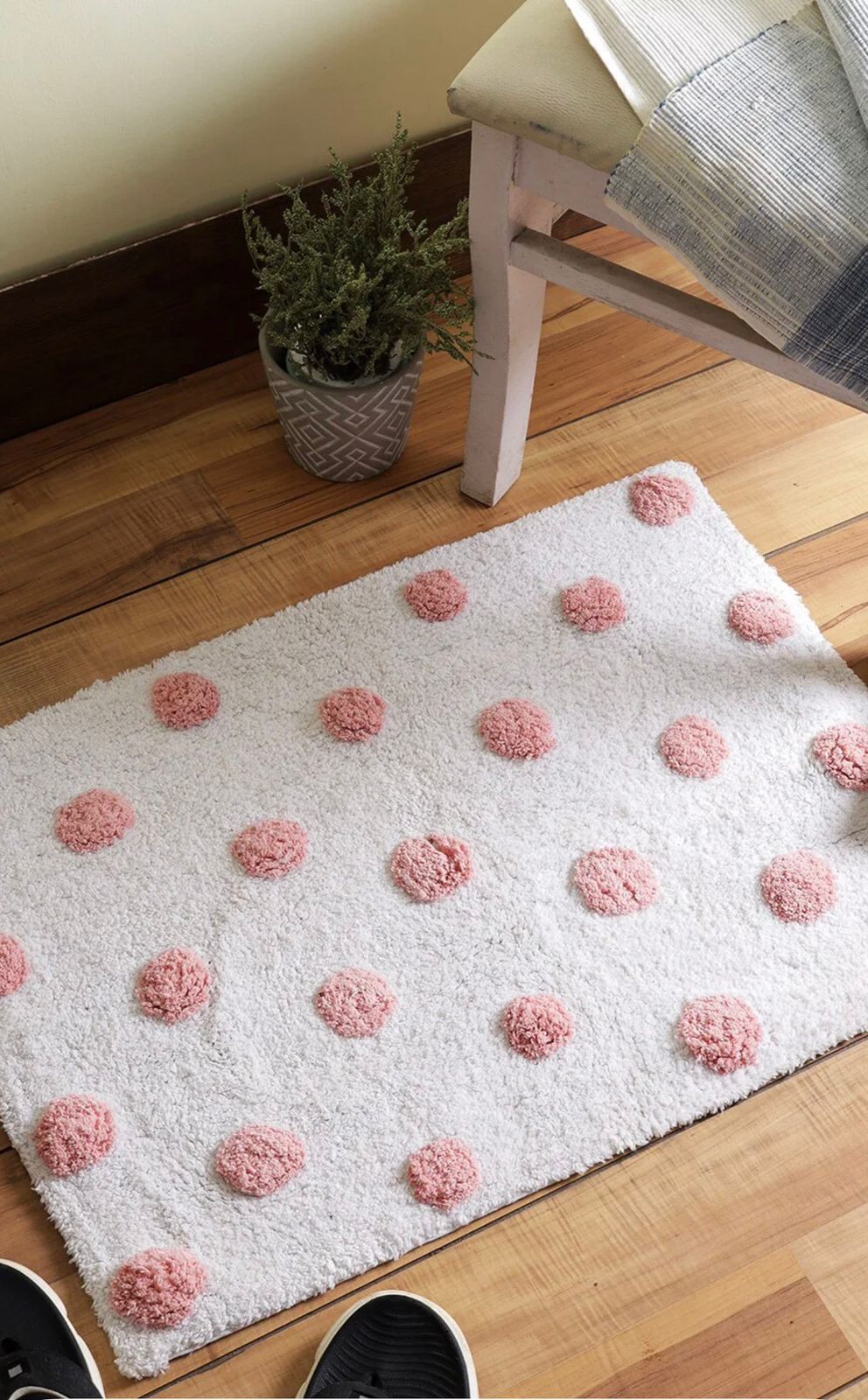 Blush Bloom Bath Rug