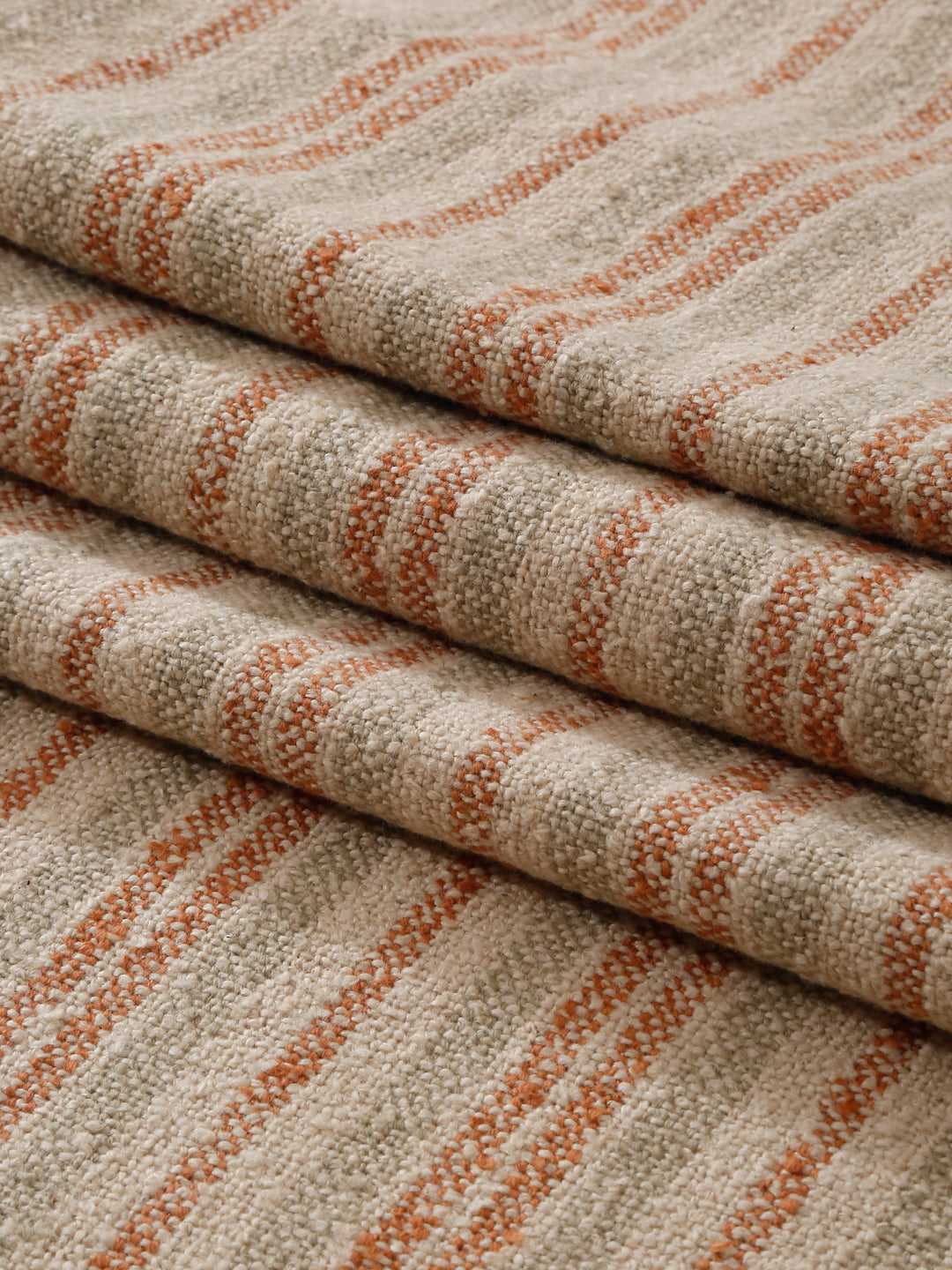 Cotton Boucle Striped Table Runner