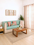 Blush Horizon Living Room Setup