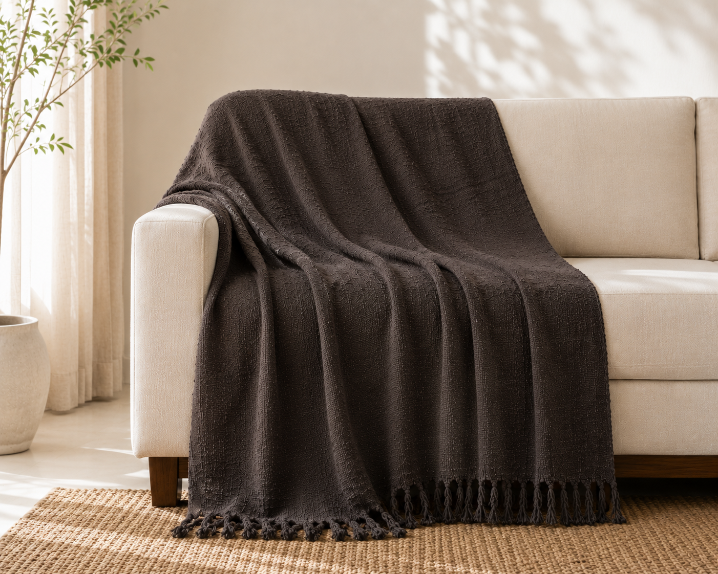 Noirloom Textured Throw