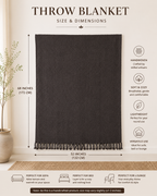 Noirloom Textured Throw
