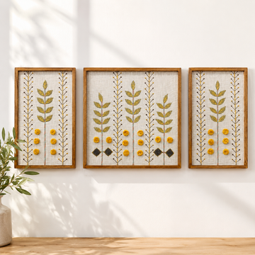 Botanica Embroidered Wall Art