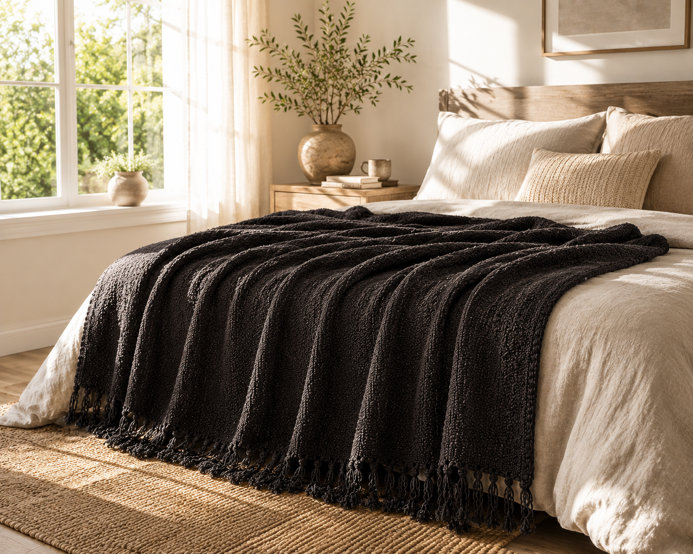 Noirloom Textured Throw