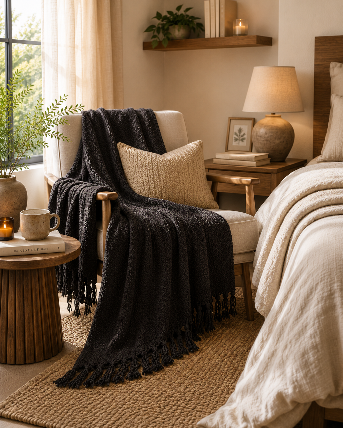 Noirloom Textured Throw
