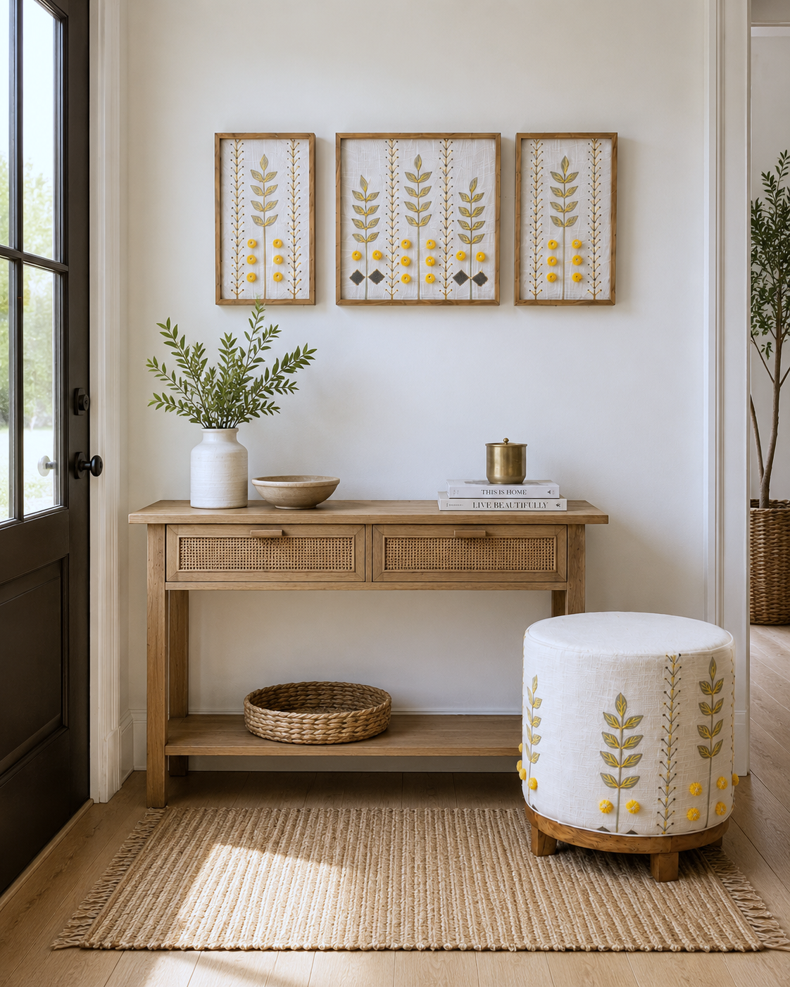 Botanica Embroidered Wall Art