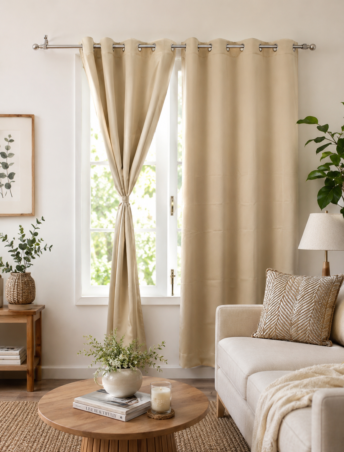 Velora Matte Blackout Curtain