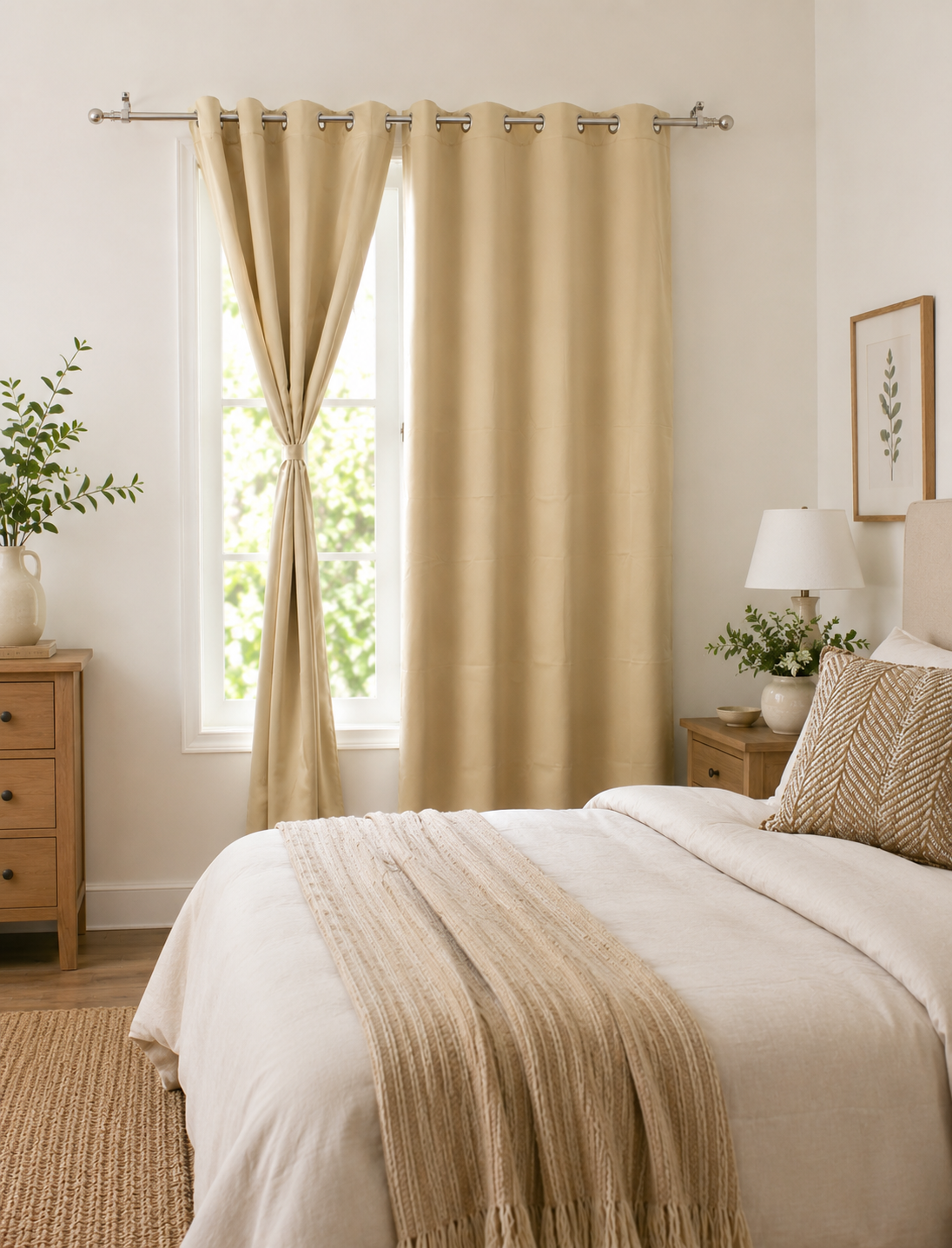 Velora Matte Blackout Curtain
