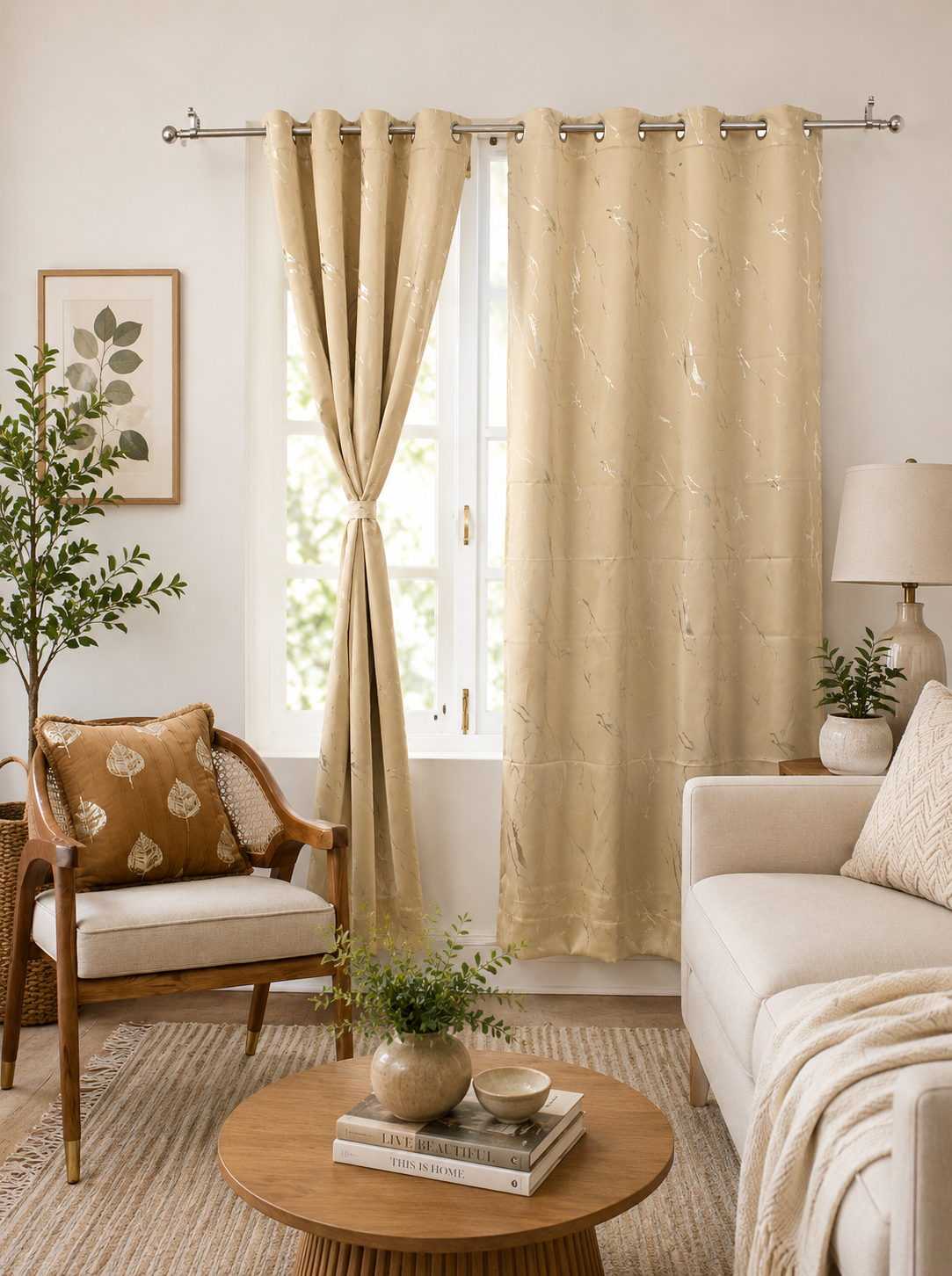 Gleam Foil Blackout Curtain