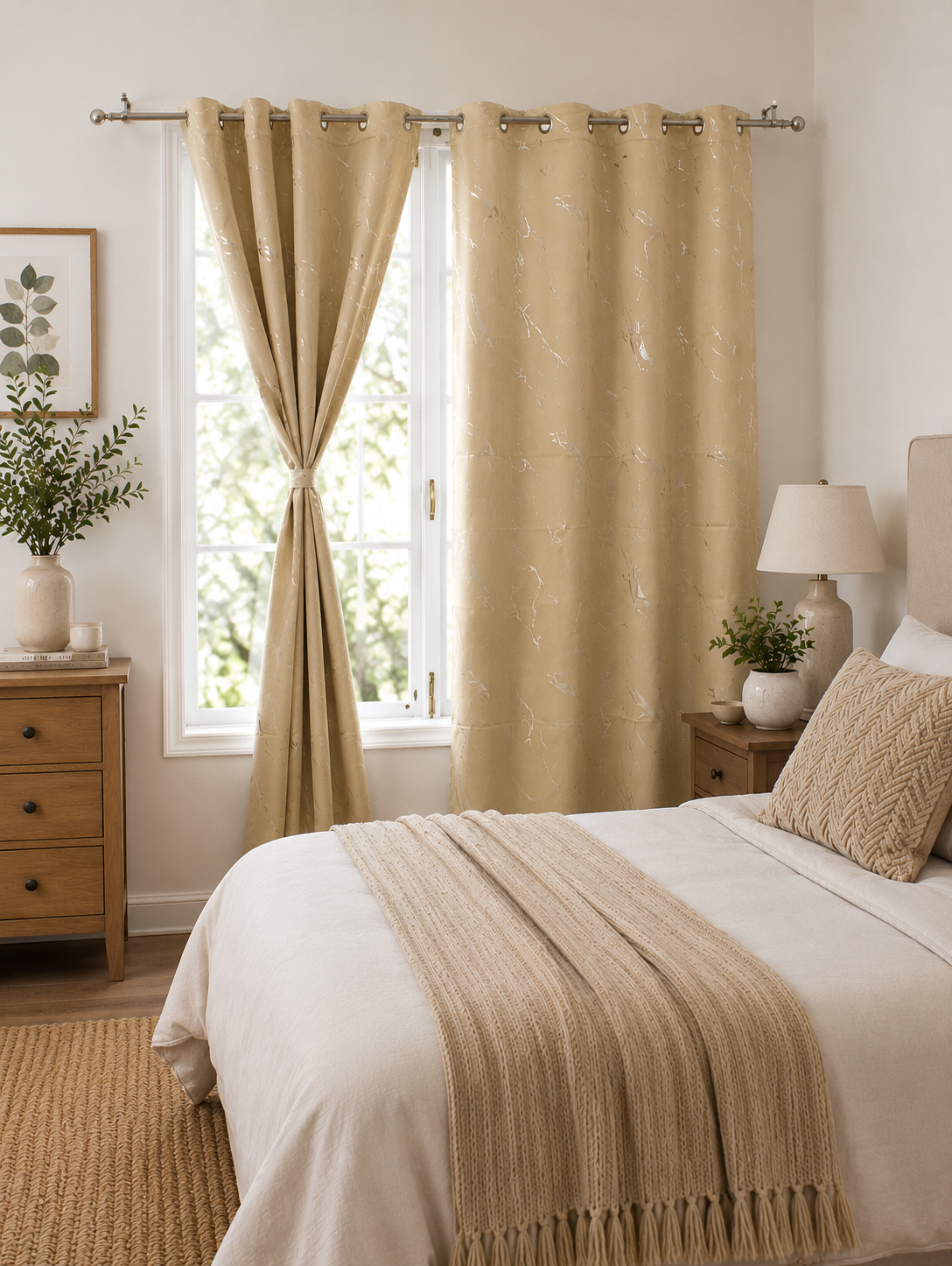 Gleam Foil Blackout Curtain