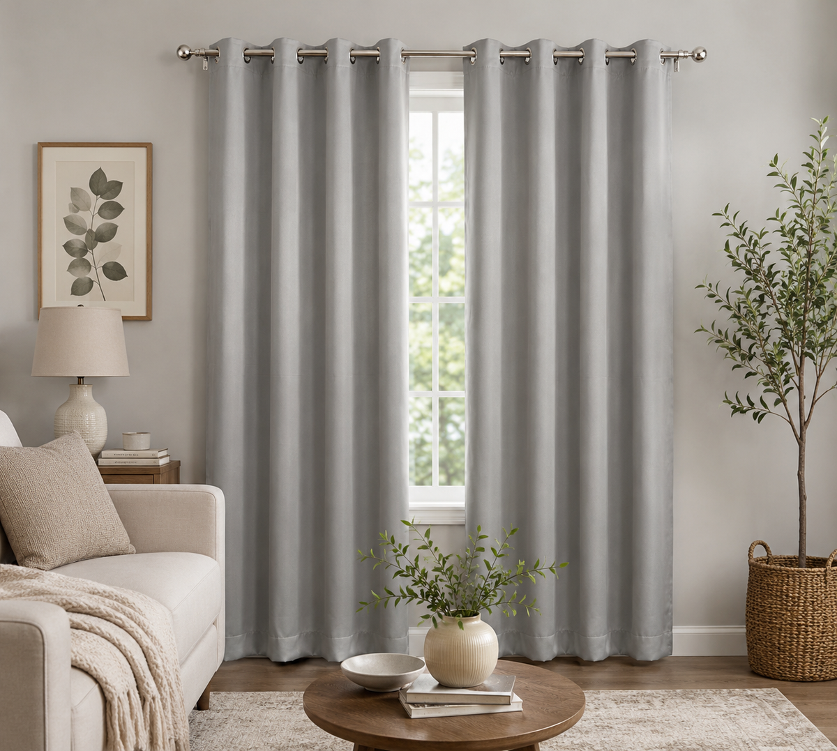 Silvre Matte Blackout Curtain