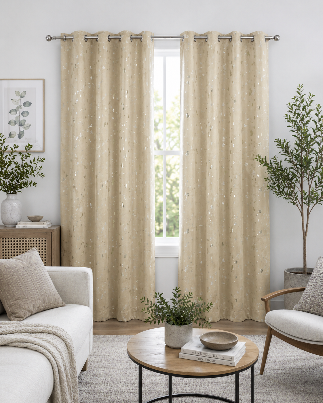 Duskdot Gleam Blackout Curtain