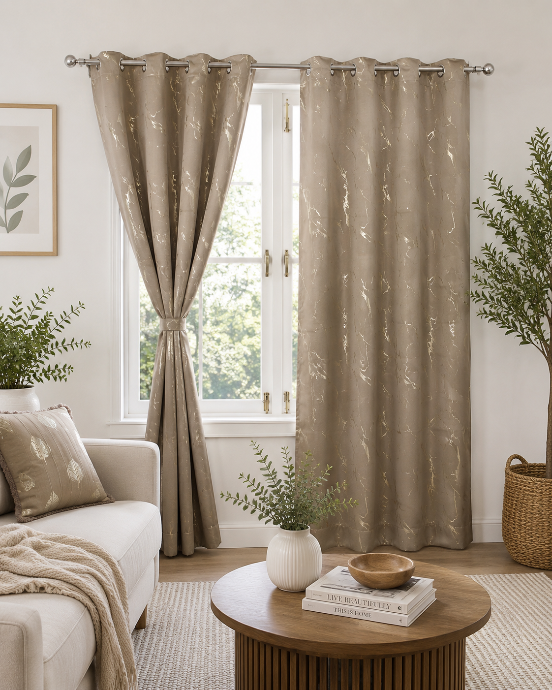 Emberline Gleam Blackout Curtain