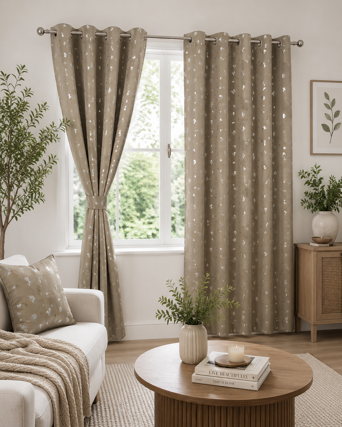Pebblure Gleam Blackout Curtain