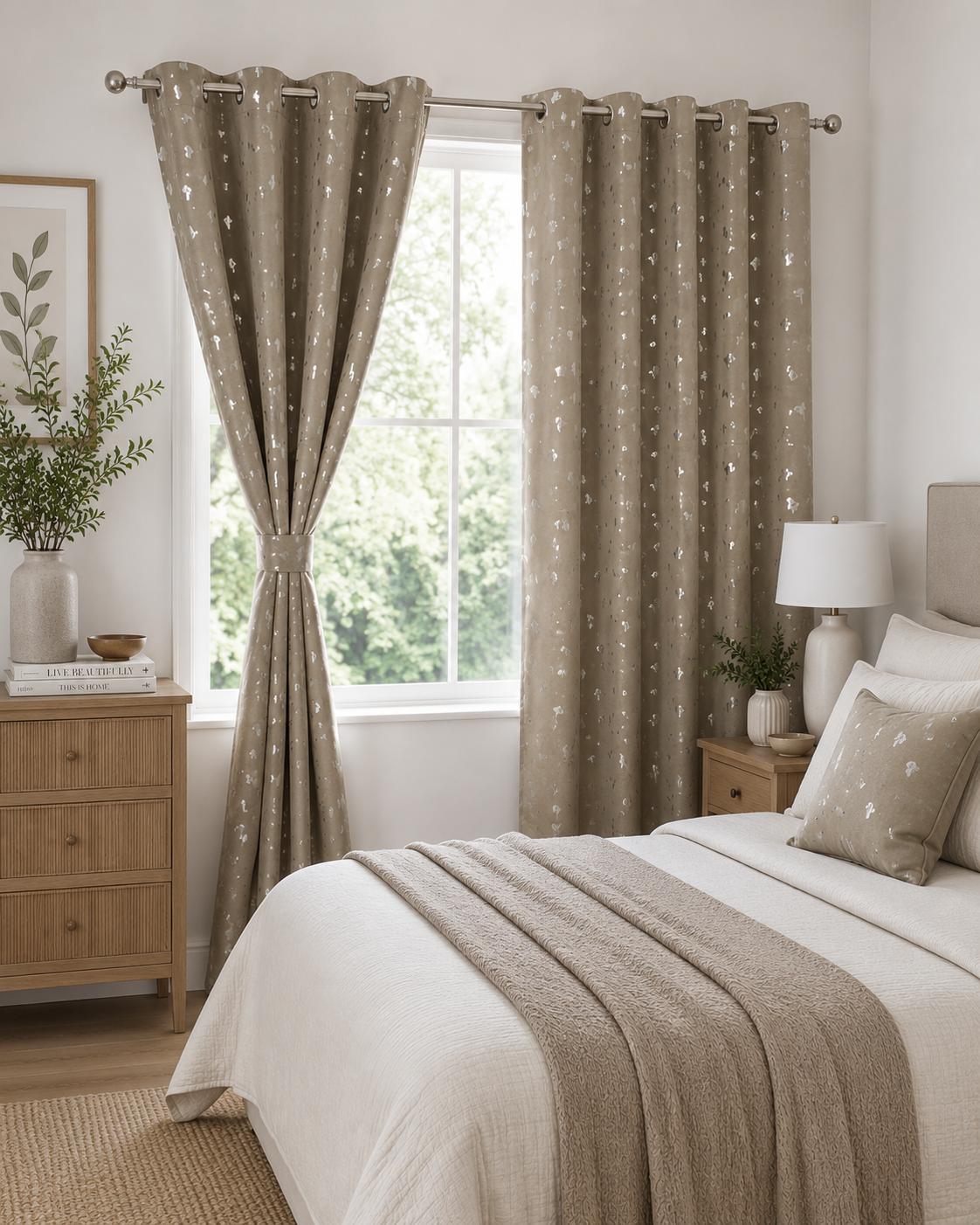 Pebblure Gleam Blackout Curtain